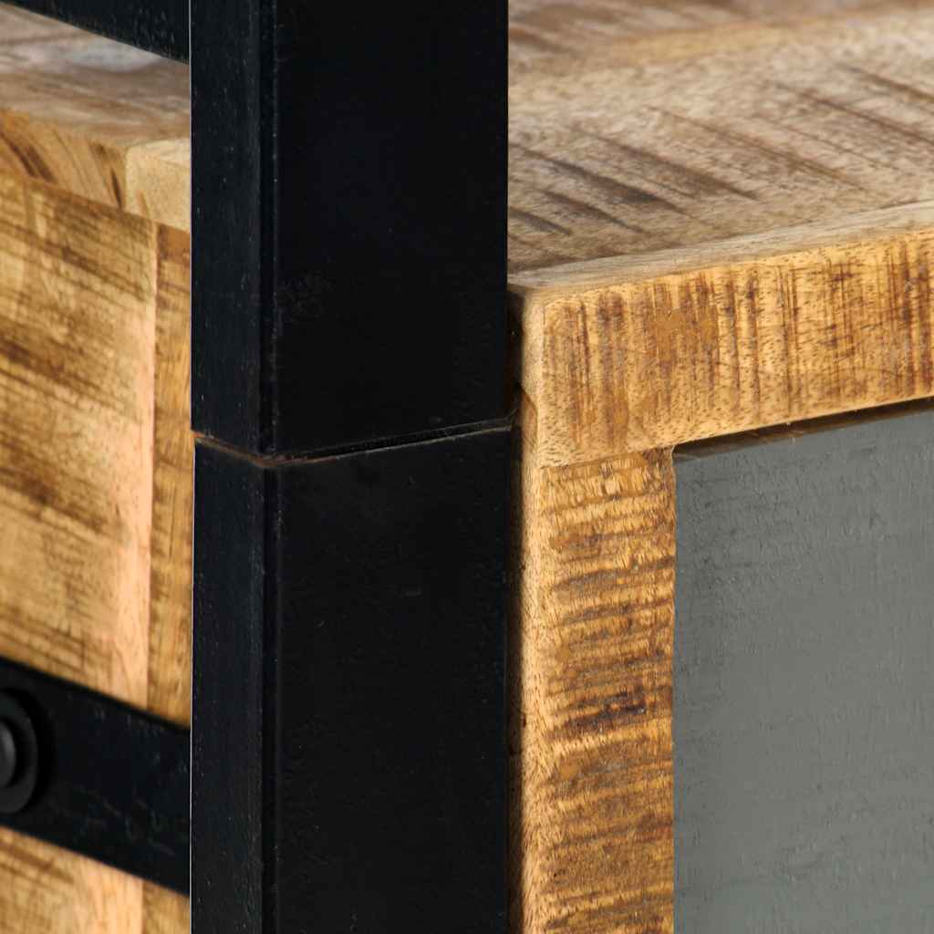 Βιβλιοθήκη 50 x 30 x 170 εκ. από Μασίφ Ξύλο Μάνγκο