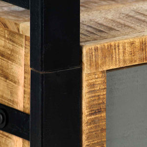 Βιβλιοθήκη 50 x 30 x 170 εκ. από Μασίφ Ξύλο Μάνγκο