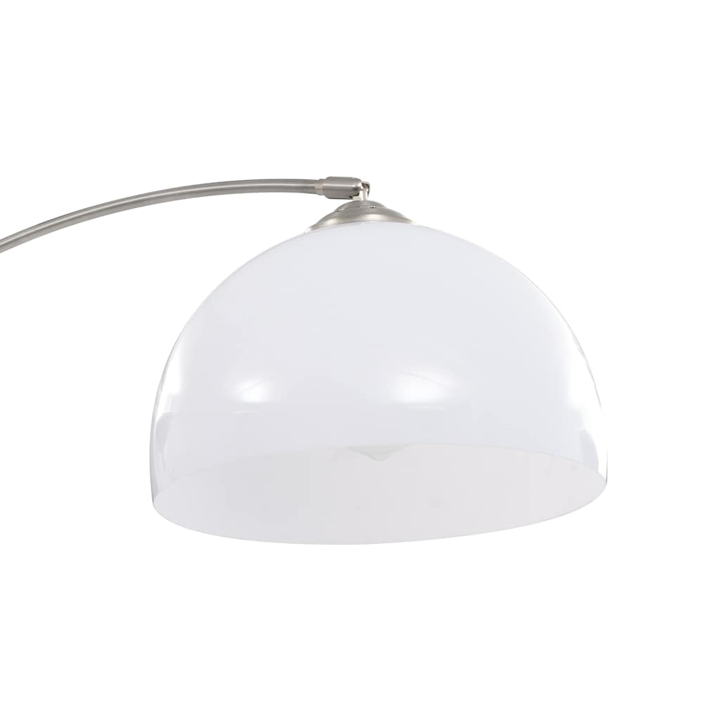 Φωτιστικό Δαπέδου Τοξωτό Ασημί 200 εκ. 60 W E27