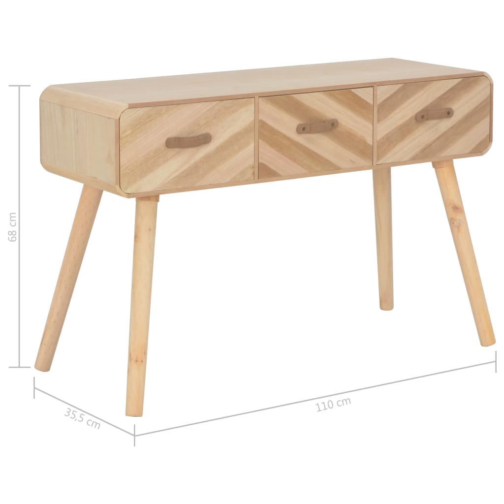 Τραπέζι Κονσόλα 100 x 35 x 68 εκ. από Μασίφ Ξύλο - PAKOBAZAAR