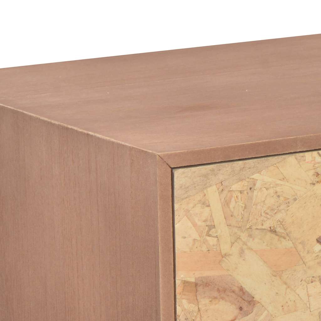 Έπιπλο Τηλεόρασης με 5 Συρτάρια 90x30x40 εκ. Μασίφ Ξύλο Πεύκου