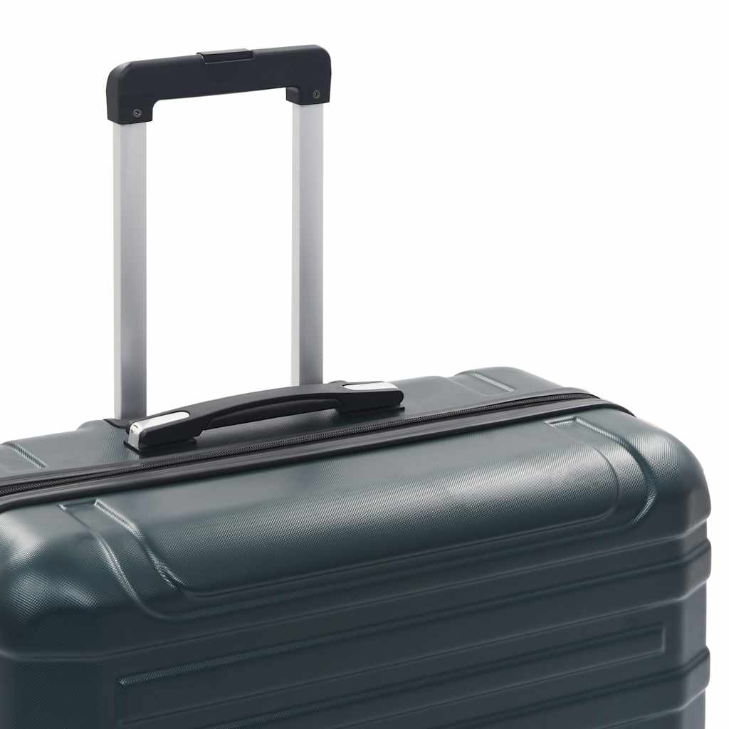 Σετ Βαλιτσών Τρόλεϊ με Σκληρό Περίβλημα 2 τεμ. Πράσινο από ABS