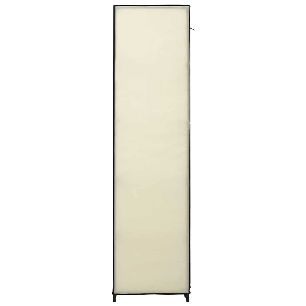 282424  Folding Wardrobes 2 pcs Cream 110x45x175 cm Fabric - PAKOBAZAAR