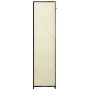 282424  Folding Wardrobes 2 pcs Cream 110x45x175 cm Fabric - PAKOBAZAAR