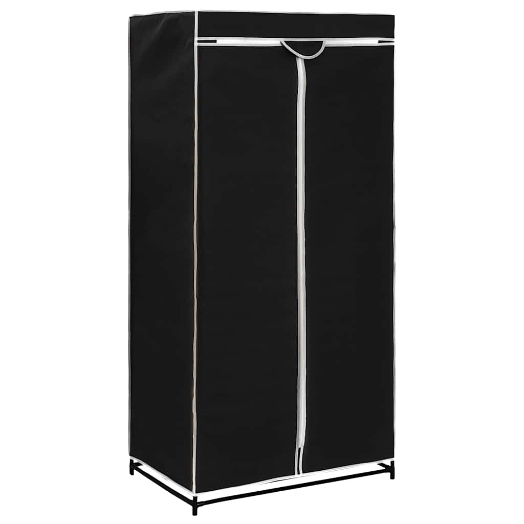 282437  Wardrobe Black 75x50x160 cm - PAKOBAZAAR