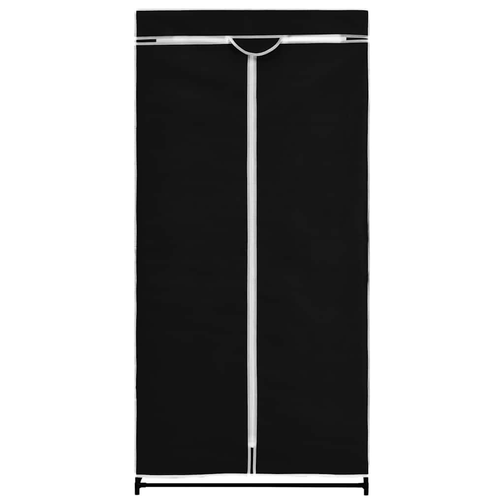282437  Wardrobe Black 75x50x160 cm - PAKOBAZAAR