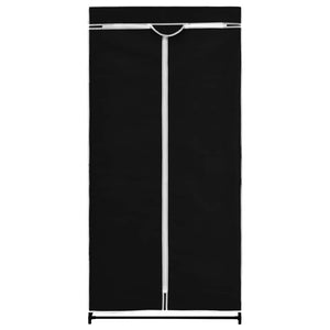 282437  Wardrobe Black 75x50x160 cm - PAKOBAZAAR