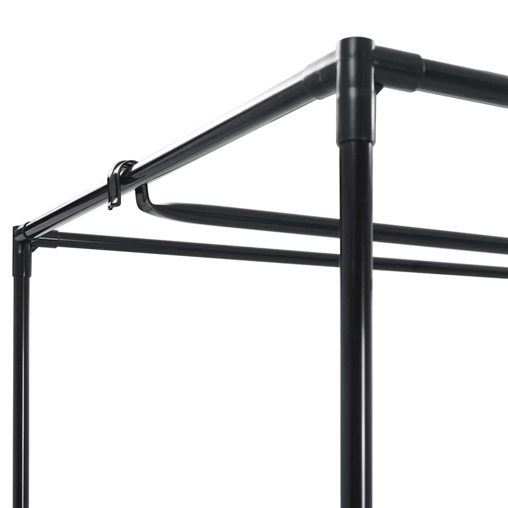 282437  Wardrobe Black 75x50x160 cm - PAKOBAZAAR