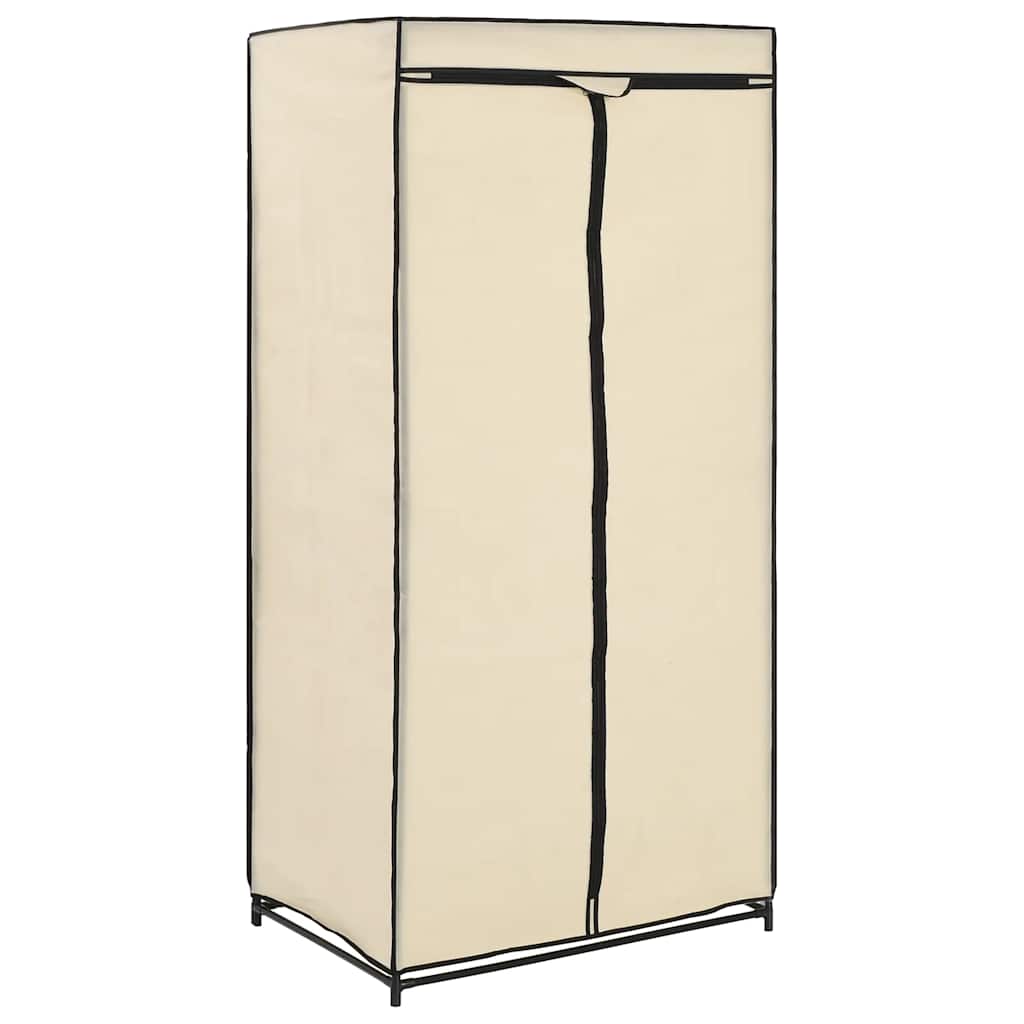 282439  Wardrobe Cream 75x50x160 cm - PAKOBAZAAR
