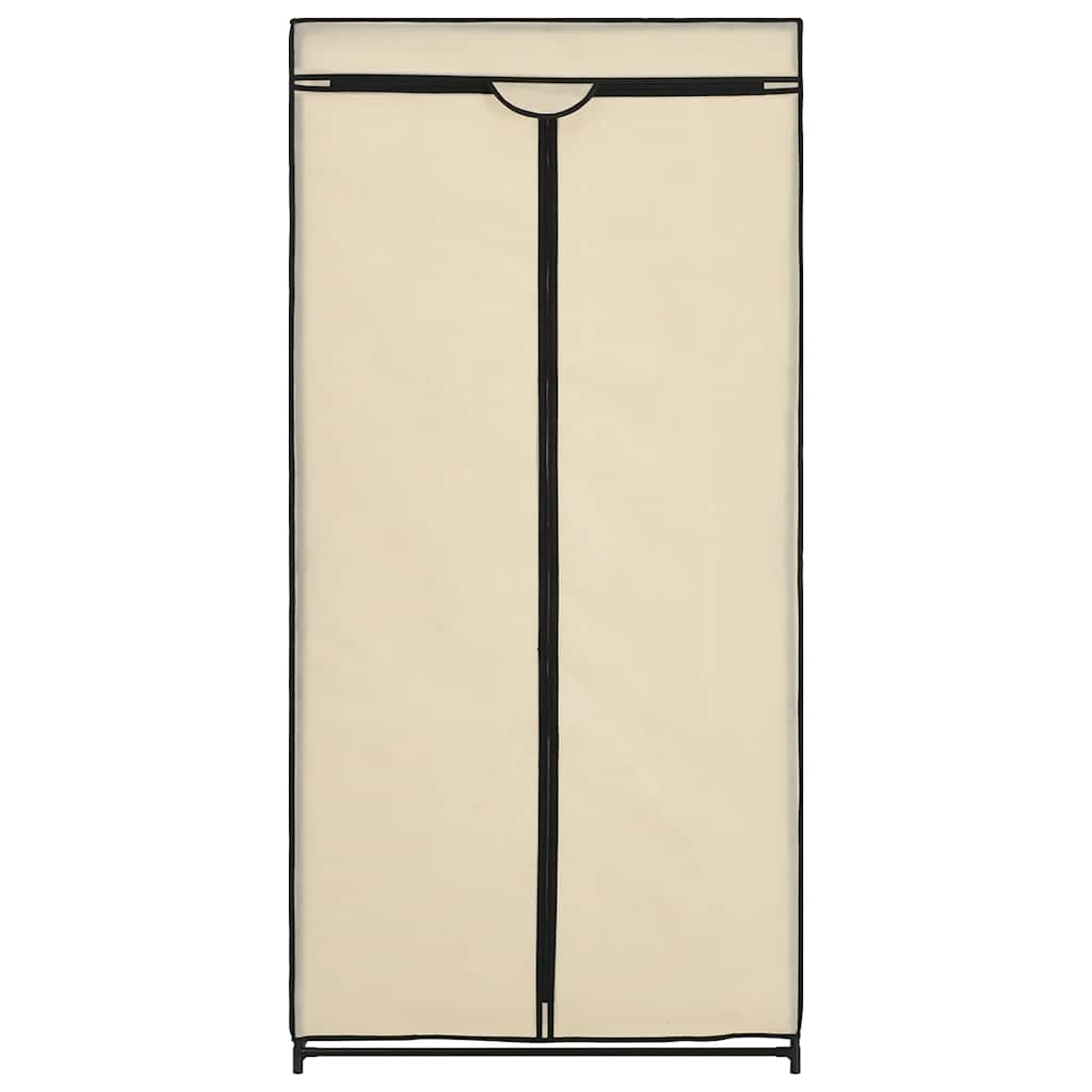 282439  Wardrobe Cream 75x50x160 cm - PAKOBAZAAR