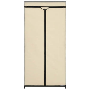 282439  Wardrobe Cream 75x50x160 cm - PAKOBAZAAR