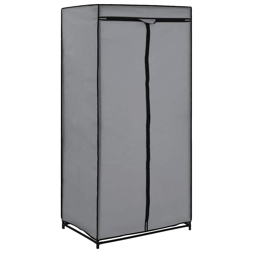 282440  Wardrobe Grey 75x50x160 cm - PAKOBAZAAR
