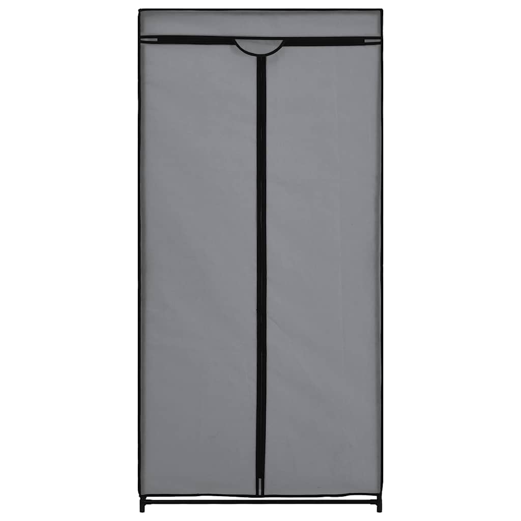 282440  Wardrobe Grey 75x50x160 cm - PAKOBAZAAR