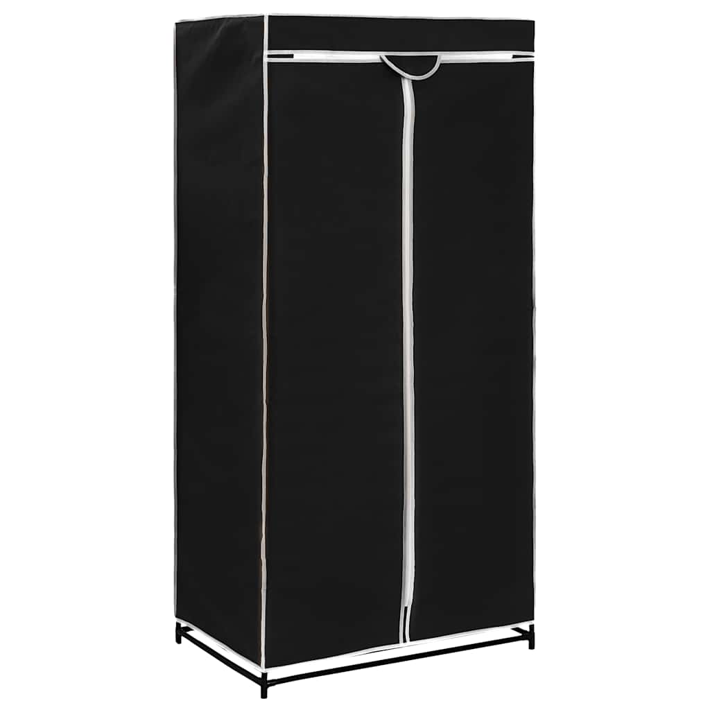 282441  Wardrobes 2 pcs Black 75x50x160 cm - PAKOBAZAAR