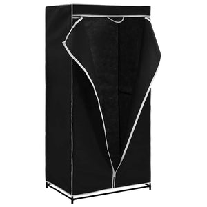 282441  Wardrobes 2 pcs Black 75x50x160 cm - PAKOBAZAAR