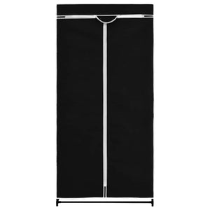 282441  Wardrobes 2 pcs Black 75x50x160 cm - PAKOBAZAAR