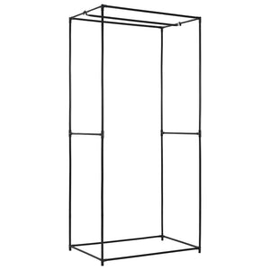 282441  Wardrobes 2 pcs Black 75x50x160 cm - PAKOBAZAAR