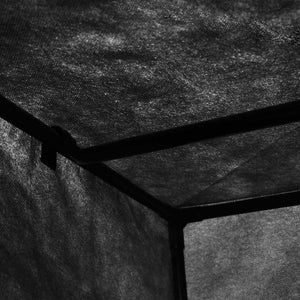 282441  Wardrobes 2 pcs Black 75x50x160 cm - PAKOBAZAAR