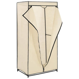 282443  Wardrobes 2 pcs Cream 75x50x160 cm - PAKOBAZAAR
