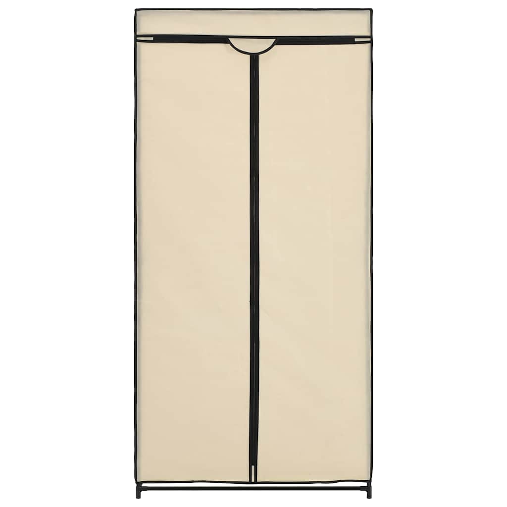 282443  Wardrobes 2 pcs Cream 75x50x160 cm - PAKOBAZAAR