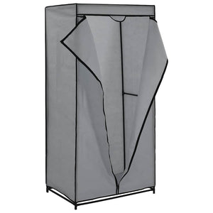 Ντουλάπες 2 τεμ. Γκρι 75 x 50 x 160 εκ. - PAKOBAZAAR
