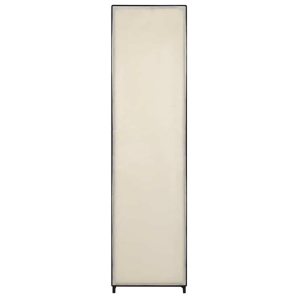 Ντουλάπα με 4 Αποθηκευτικά Τμήματα Κρεμ 175 x 45 x 170 εκ. - PAKOBAZAAR