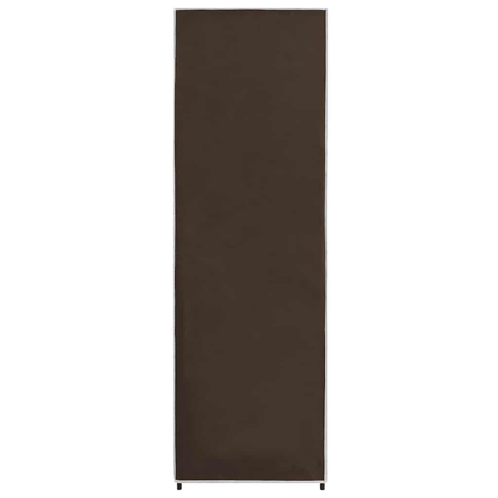 282458  Wardrobe Brown 87x49x159 cm Fabric - PAKOBAZAAR