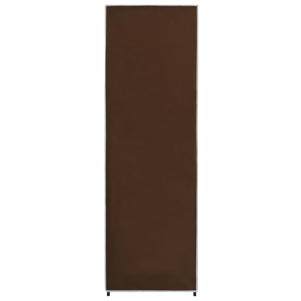 282458  Wardrobe Brown 87x49x159 cm Fabric - PAKOBAZAAR
