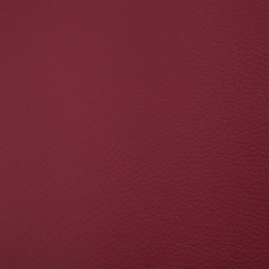 Πάγκος με Αποθηκευτικό Χώρο Μπορντό 116 εκ. από Συνθετικό Δέρμα - PAKOBAZAAR