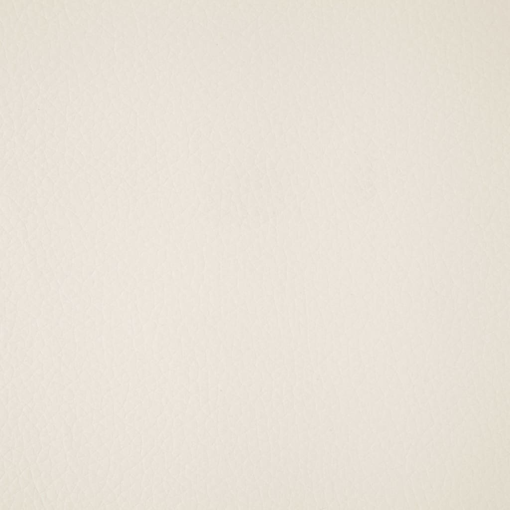 Παγκάκι Κρεμ 139,5 εκ. από Συνθετικό Δέρμα - PAKOBAZAAR