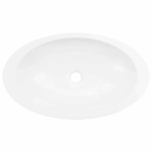 Νιπτήρας Λευκός 59,3x35,1x10,7 εκ. Συνθετικός Τεχνητό Μάρμαρο - PAKOBAZAAR