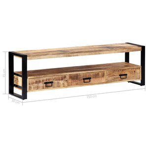Έπιπλο Τηλεόρασης 150 x 30 x 45 εκ. από Μασίφ Ξύλο Μάνγκο - PAKOBAZAAR
