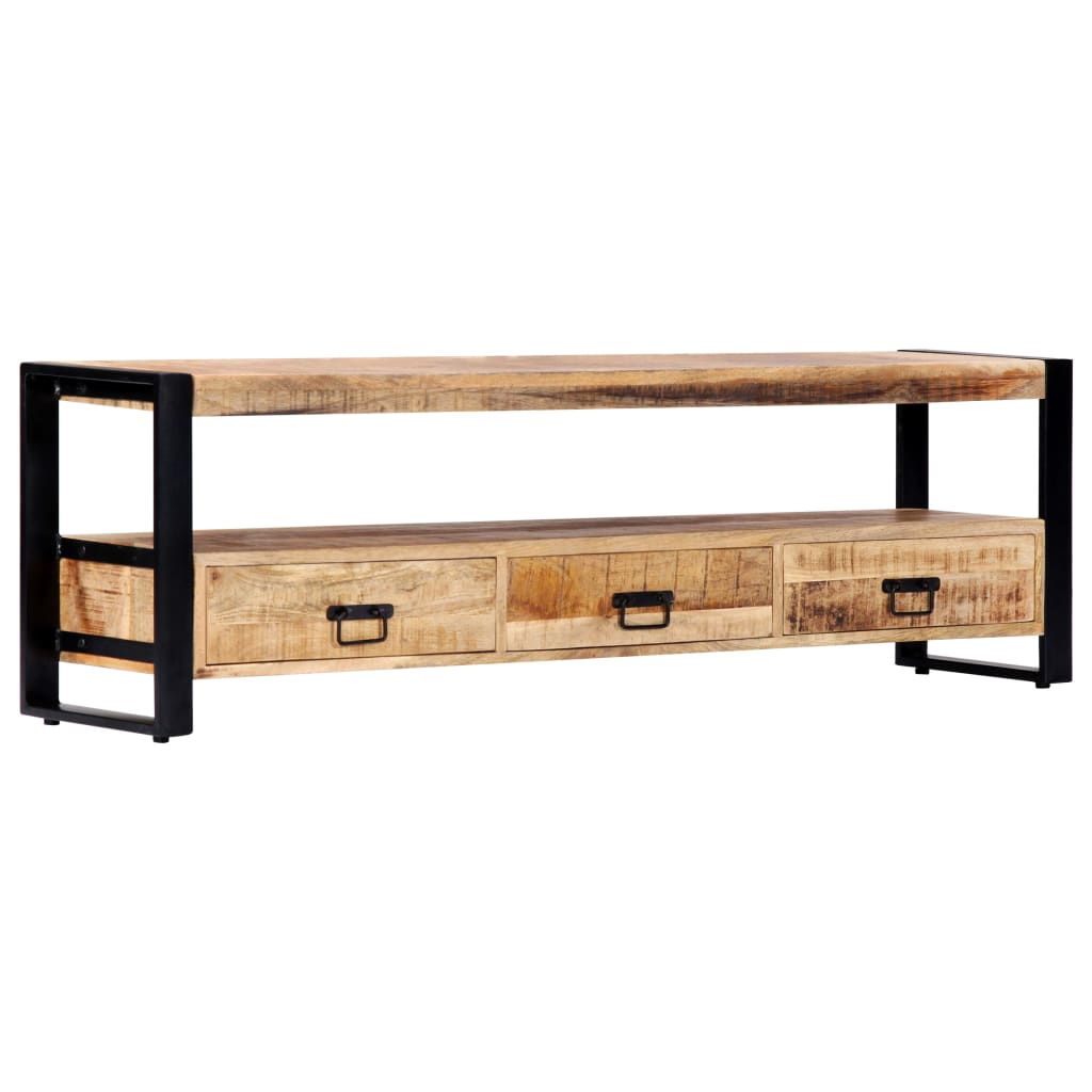 Έπιπλο Τηλεόρασης 150 x 30 x 45 εκ. από Μασίφ Ξύλο Μάνγκο - PAKOBAZAAR