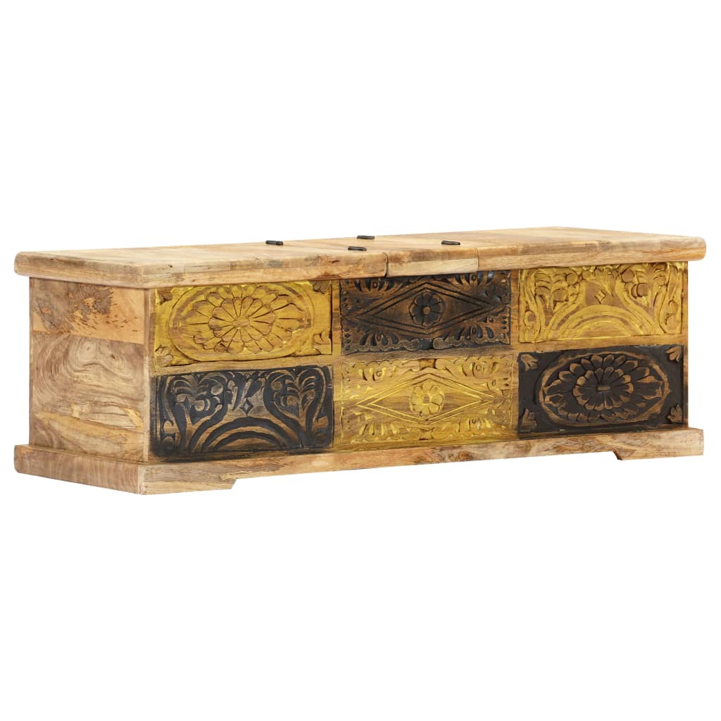 Τραπεζάκι Σαλονιού 100 x 50 x 35 εκ. από Μασίφ Ξύλο Μάνγκο - PAKOBAZAAR