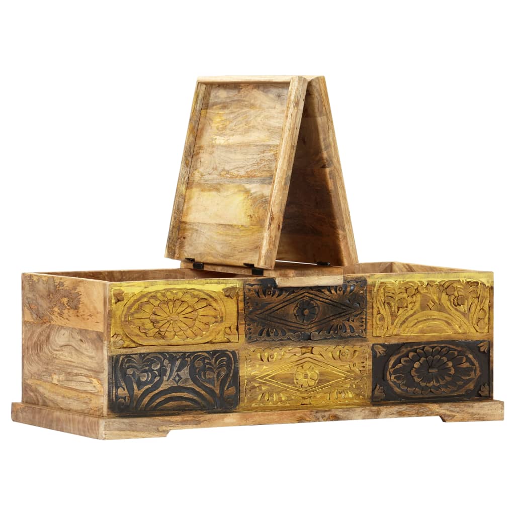 Τραπεζάκι Σαλονιού 100 x 50 x 35 εκ. από Μασίφ Ξύλο Μάνγκο - PAKOBAZAAR