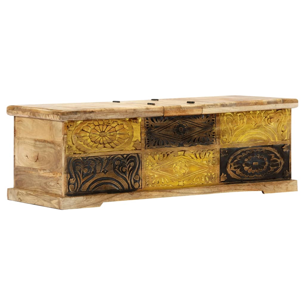 Τραπεζάκι Σαλονιού 100 x 50 x 35 εκ. από Μασίφ Ξύλο Μάνγκο - PAKOBAZAAR