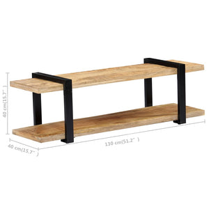 Έπιπλο Τηλεόρασης 130 x 40 x 40 εκ. από Μασίφ Ξύλο Μάνγκο - PAKOBAZAAR