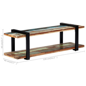 Έπιπλο Τηλεόρασης 130 x 40 x 40 εκ. από Μασίφ Ανακυκλωμένο Ξύλο - PAKOBAZAAR