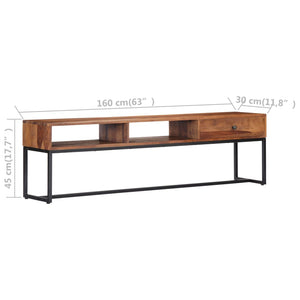 Έπιπλο Τηλεόρασης 160 x 30 x 45 εκ. από Μασίφ Ξύλο Ακακίας - PAKOBAZAAR