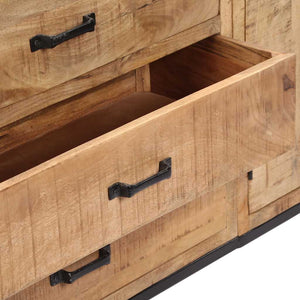 Μπουφές 140 x 35 x 75 εκ. από Μασίφ Ξύλο Μάνγκο - Pakobazaar