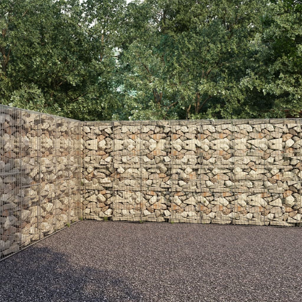 Συρματοκιβώτιο Τοίχος 900x50x200 εκ. Γαλβαν.Χάλυβας + Καλύμματα - PAKOBAZAAR