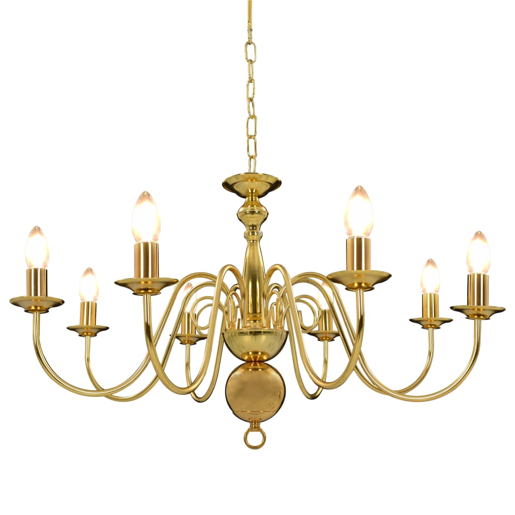 Πολυέλαιος Χρυσός 8 x E14 Λαμπτήρες - Pakobazaar