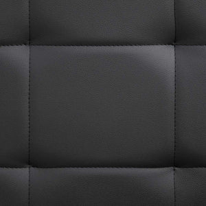 Πλαίσιο Κρεβατιού Μαύρο 200 x 120 εκ. από Συνθετικό Δέρμα