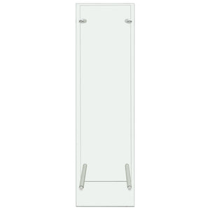 Ράφι Καυσόξυλων Διαφανές 40 x 35 x 120 εκ. Γυάλινο