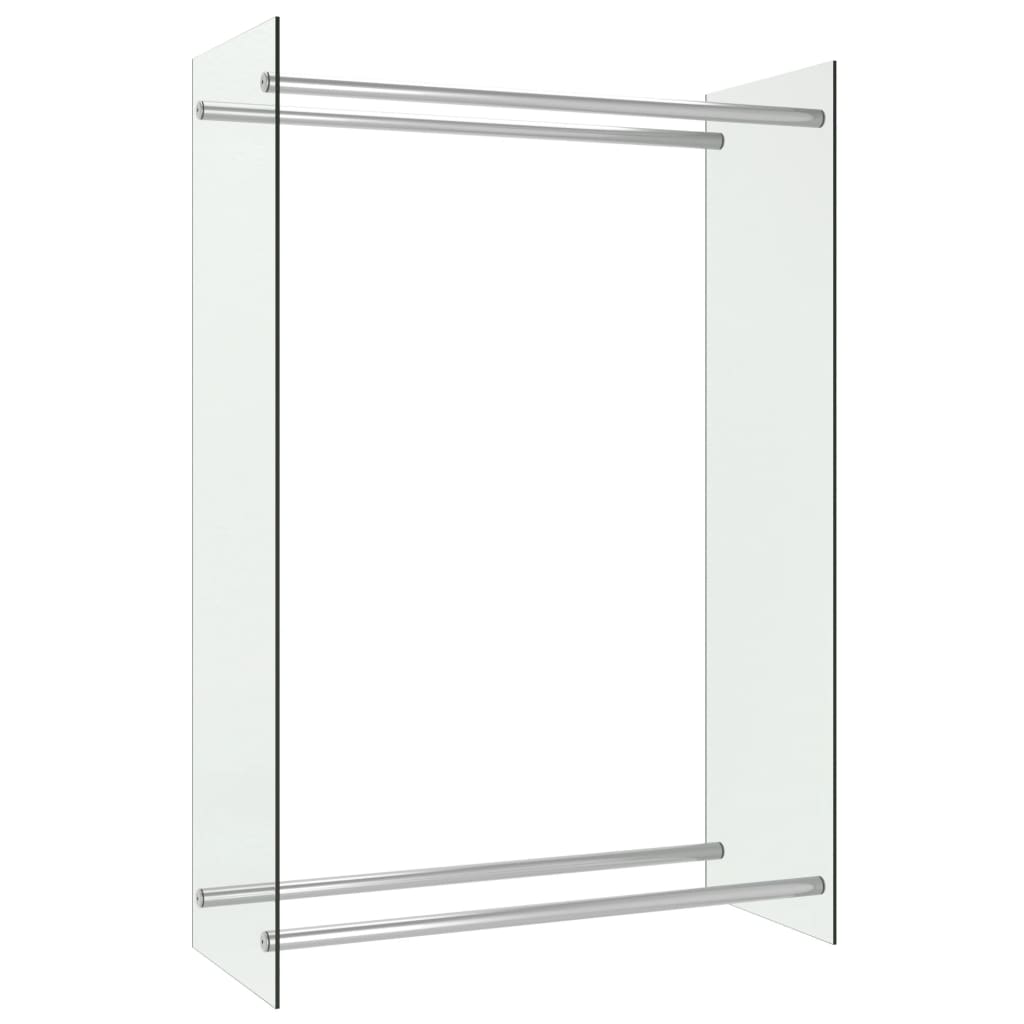 Ράφι Καυσόξυλων Διαφανές 80 x 35 x 120 εκ. Γυάλινο