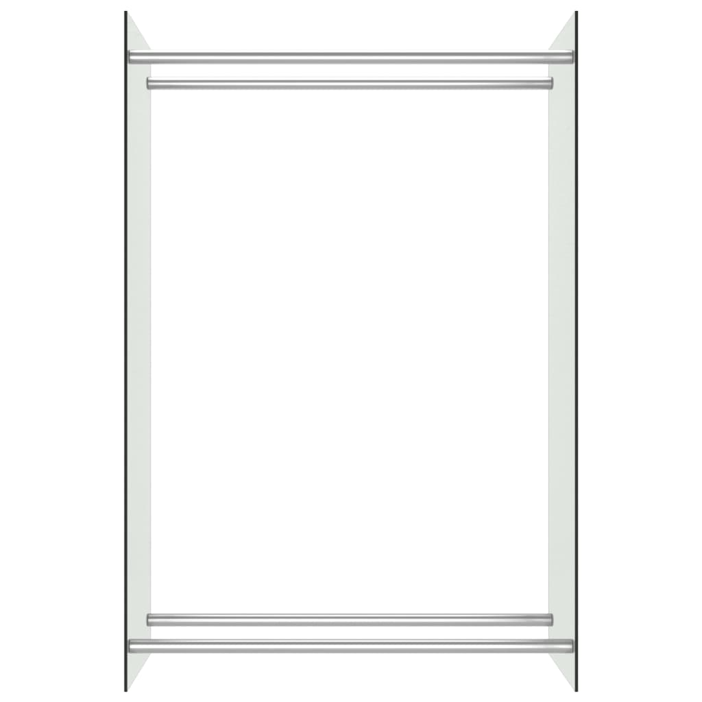 Ράφι Καυσόξυλων Διαφανές 80 x 35 x 120 εκ. Γυάλινο
