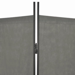 Διαχωριστικό Δωματίου με 6 Πάνελ Ανθρακί 240 x 180 εκ.