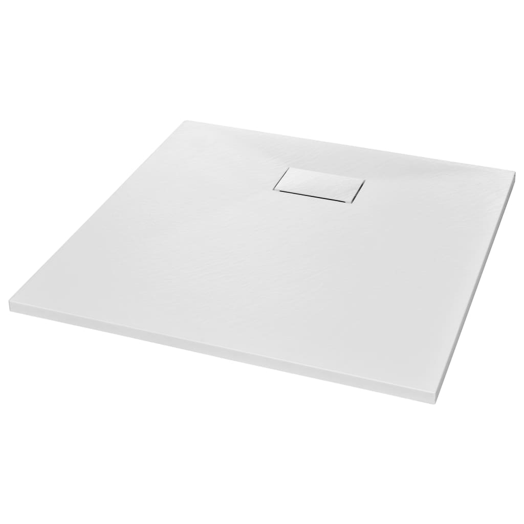 Βάση Ντουζιέρας Λευκή 80 x 80 εκ. από SMC - PAKOBAZAAR