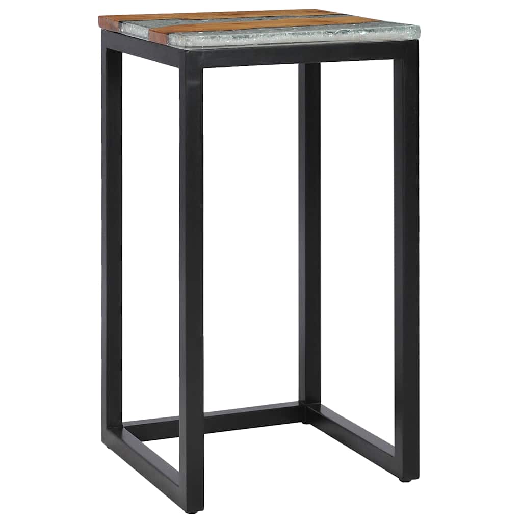 Τραπεζάκια Ζιγκόν 3 τεμ. από Μασίφ Ξύλο Teak / Συνθετική Ρητίνη - PAKOBAZAAR
