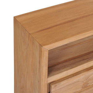 Ντουλάπι με Συρτάρια 80 x 30 x 60 εκ. από Μασίφ Ξύλο Teak - PAKOBAZAAR